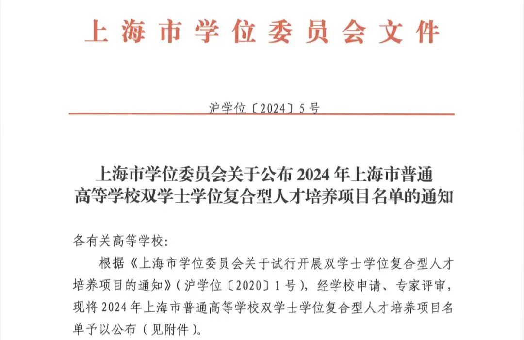 2024年正式启动招生！无码中文
新增四个“外语类专业+计算机科学与技术”双学士学位项目！